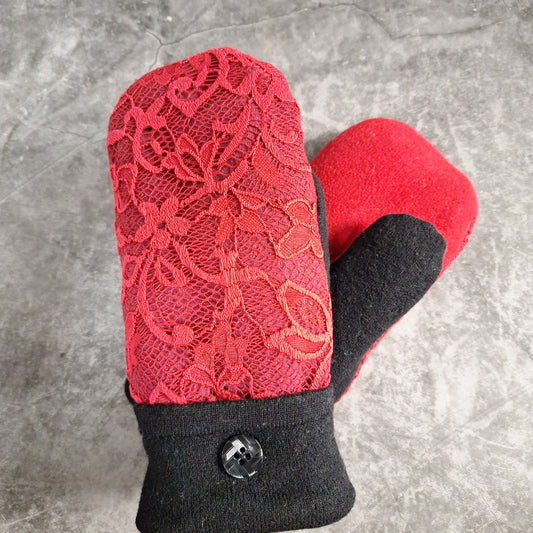 Medium -Red Lace-Pure Wool