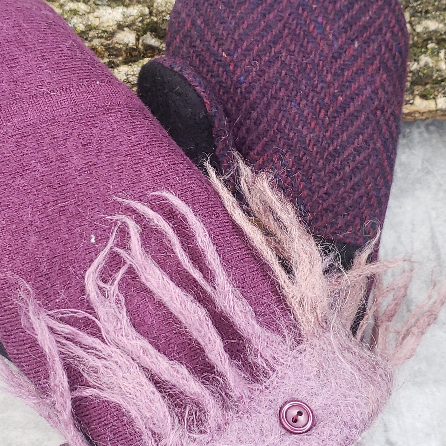 Medium-All the  Purples-Pure Wool