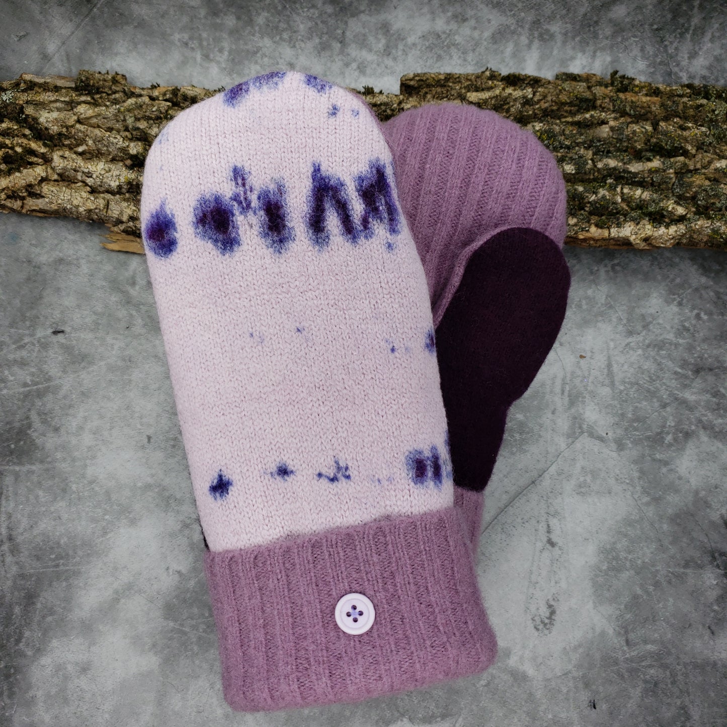 Medium- Hand Dyed Purple-Pure Wool
