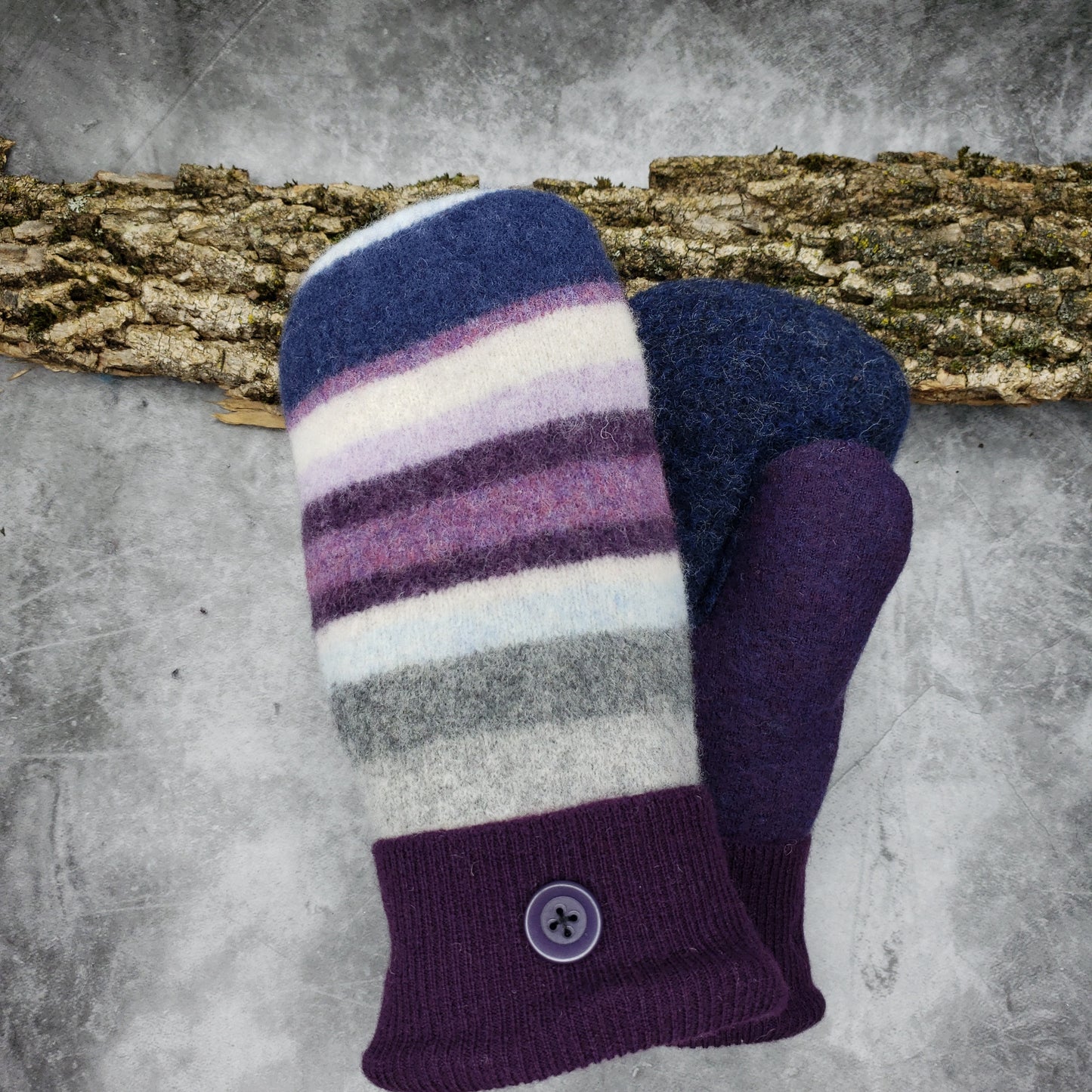 Medium-All the  Purples-Pure Wool